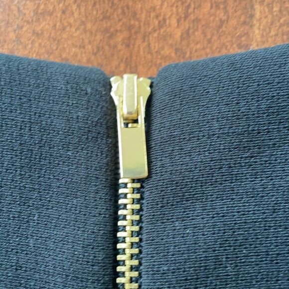 Tahari Black & Tan Polka Dot Dress - Picture 7 of 9